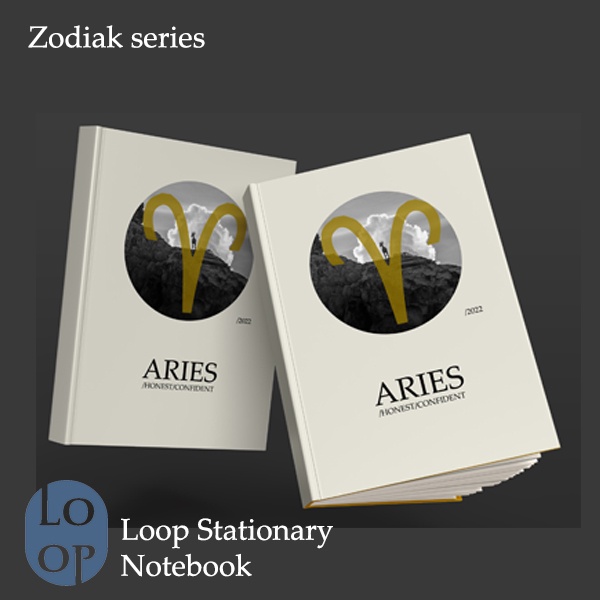 

BUKU TULIS SAKU / NOTEBOOK POCKET / BUKU DIARY / BUKU ESTETIK - ZODIAK SERIES - ARIES