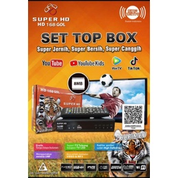 SET TOP BOX TV DIGITAL SUPER HD 168 GOL GARANSI RESMI