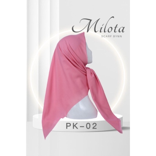 [ MILOTA SCARF ] Hijab Premium Import Pink Fuschia Kerudung Fuschia Pink Flamingo Premium Import