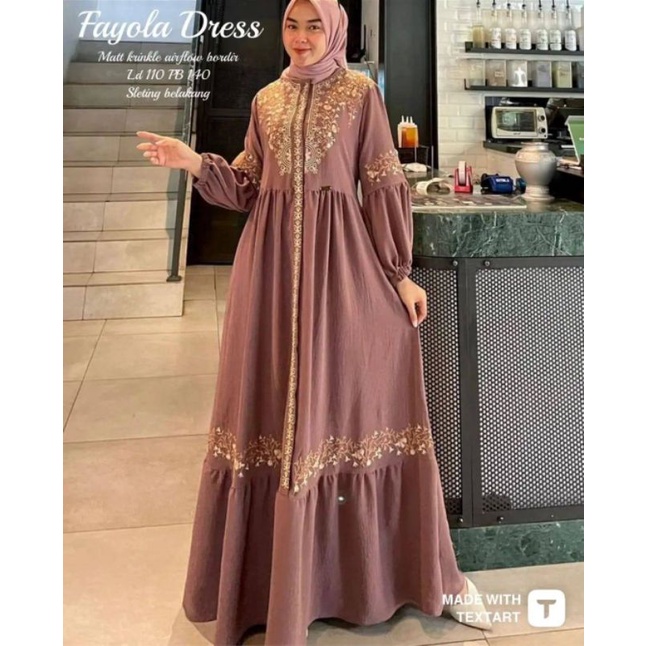 FAYOLA DRESS BORDIR