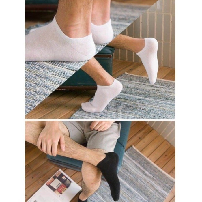 BPH3 - Kaos Kaki Pendek Semata Kaki Ankle Short Socks Kaos Kaki Import