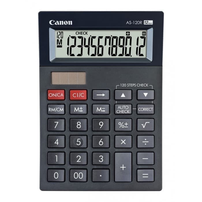 

TERBAIK KALKULATOR CANON AS 120R ORIGINAL - 12 DIGIT - CHECK AND CORRECT