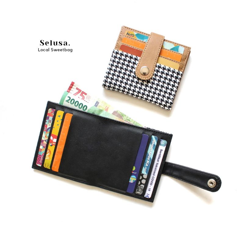 SELUSA MILKA CARDHOLDER (Free Hardbox Exclusive) | Dompet Lipat Dompet Kartu Wanita Terbaru