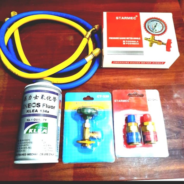 PAKET ALAT PENGISIAN FREON AC MOBIL