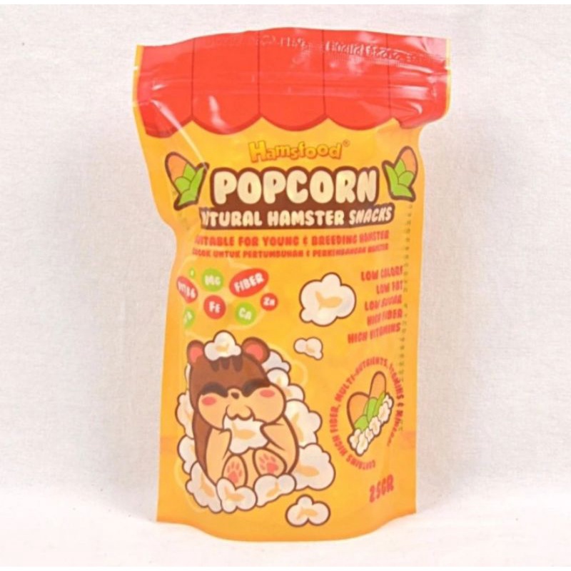 Hamsfood popcorn makanan dan cemilan hamster