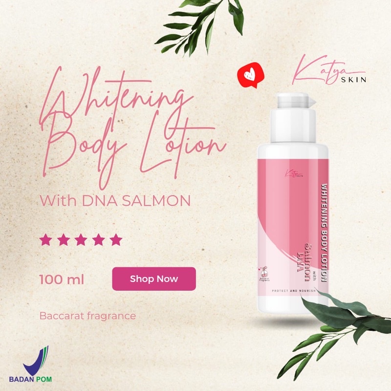 Whitening Body Lotion with DNA SALMON