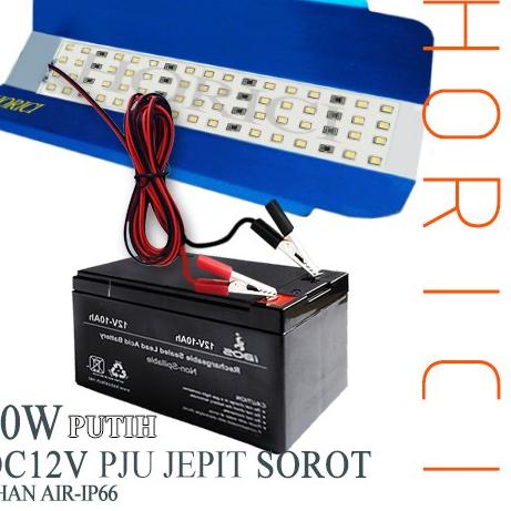 Star 8.8 50W 12V DC/ PJU LED SUNLAMP JEPIT AKI/ SOROT OUTDOOR LAMPU JALAN