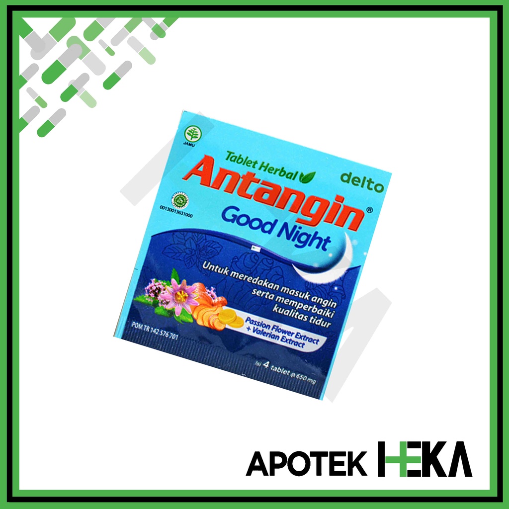 Antangin Good Night Strip isi 4 Tablet - Meredakan Masuk Angin (SEMARANG)