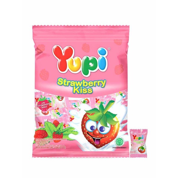 

Yupi Candy Gummy Kiss Strawberry