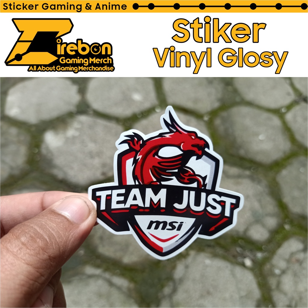 

Stiker MSI Dragon Team Just