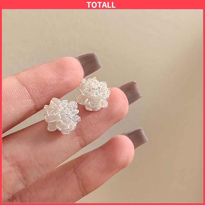 COD Anting-anting 925 Desain Sterling Silver Fashion Rose Anting-anting Premium Merasa Temperamen-Totall