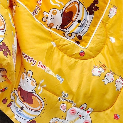 Bantal Selimut Badcover Lipat Serbaguna 2 in 1 Motif Lucu HL BALMUT 82