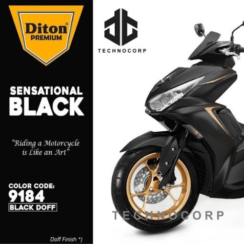 

Cat Semprot DITON PREMIUM 9184 BLACK DOFF / HITAM DOFF BURAM POLOS