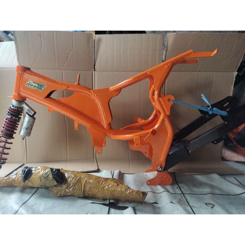 frame gtx bebek Modif Body KTM85+Arem kaze jumbo + airbox