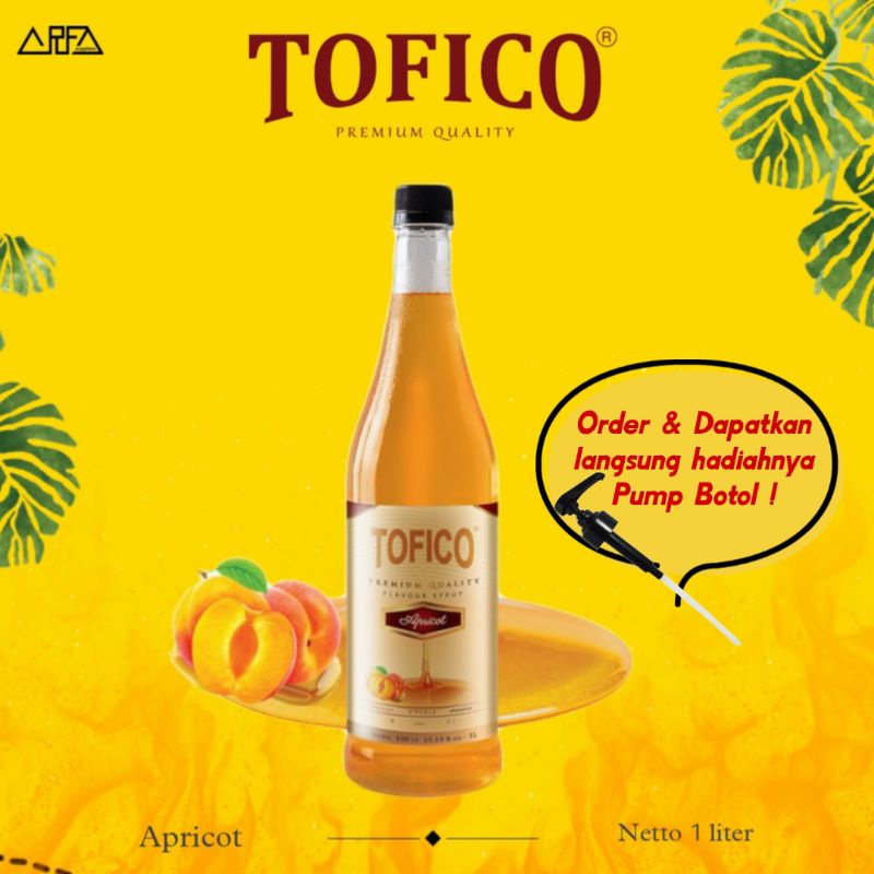 

Sirup Tofico Apricot 1 liter - Simpel Sirup Buah Apricot