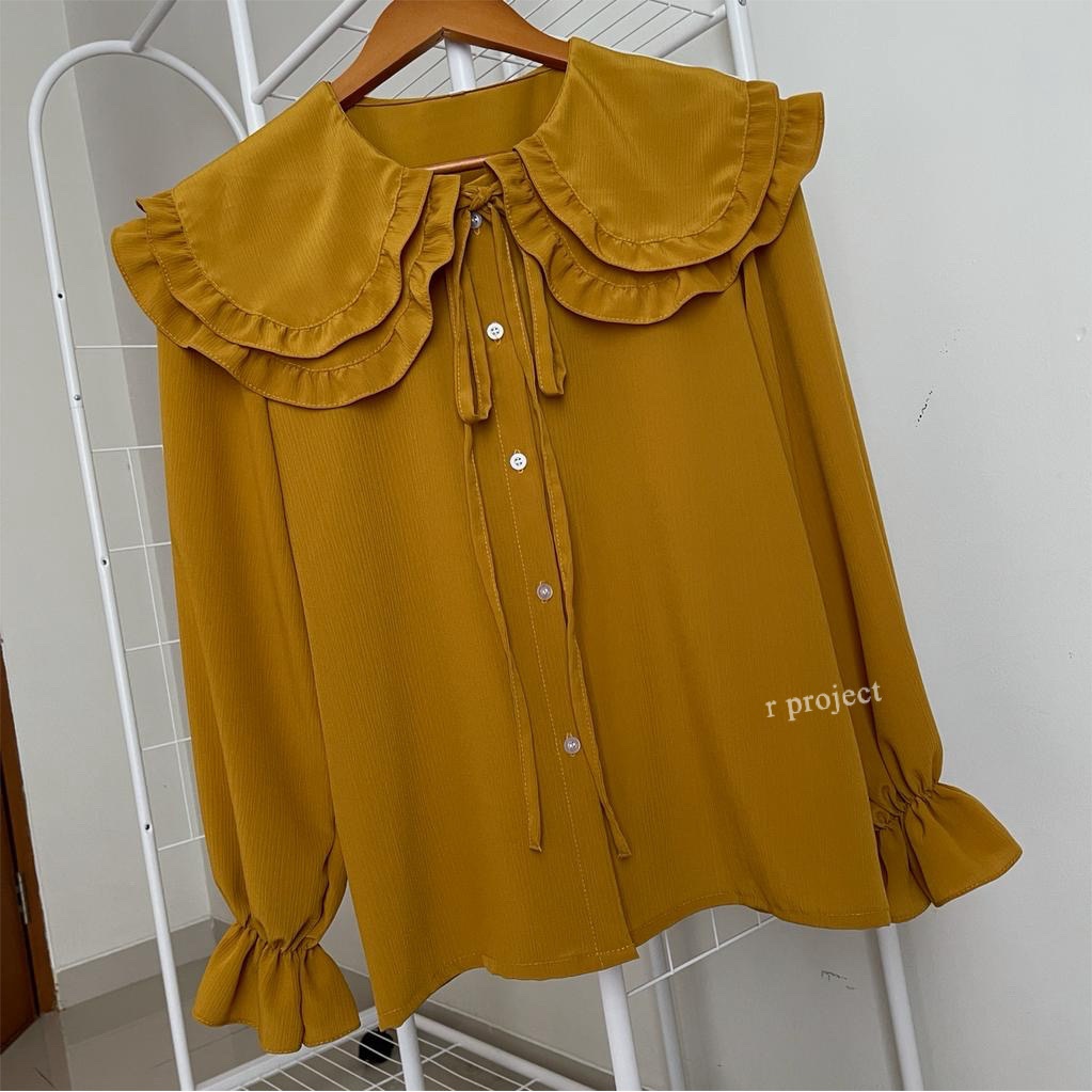 LD 120 LD 104 | Beverly blouse | Atasan murah bahan snowshoer original by r_project