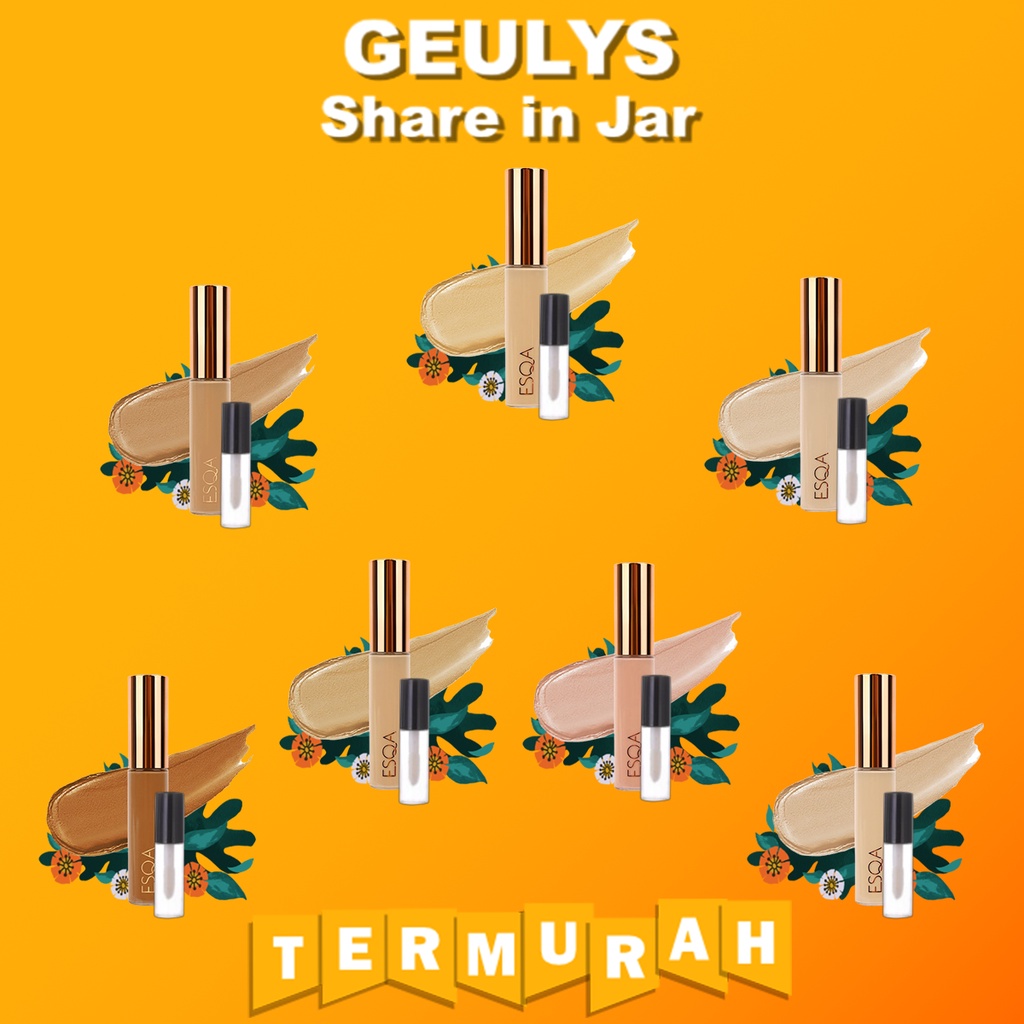 [SHARE IN JAR] ESQA FLAWLESS LIQUD CONCEALER VUSTARD TRUFFLE CARAMEL LATTE VANILLA MILKSHAKE