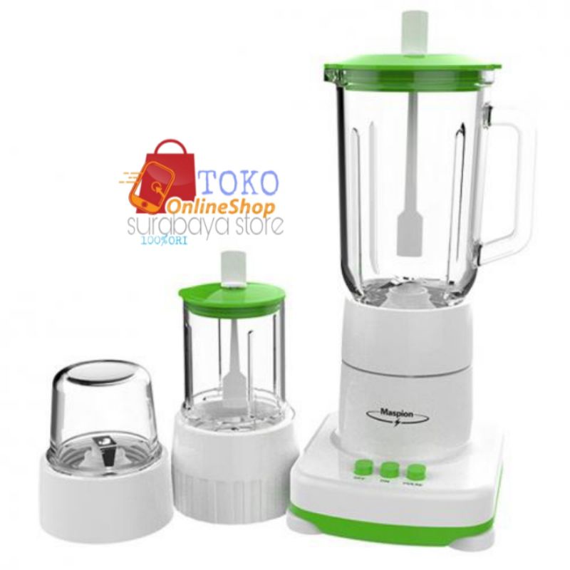 blender gelas kaca 3in1 MASPION MT1214