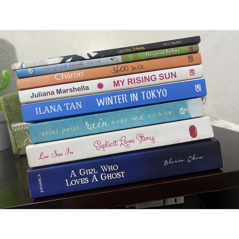 Preloved Novel / Novel Bekas (A Girl Who Loves A Ghost, Explicit Love Story, Rain Over Me, Winter in