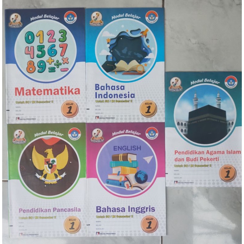 LKS Media Pressindo Kurikulum Merdeka SD Kelas 1 Semester 2