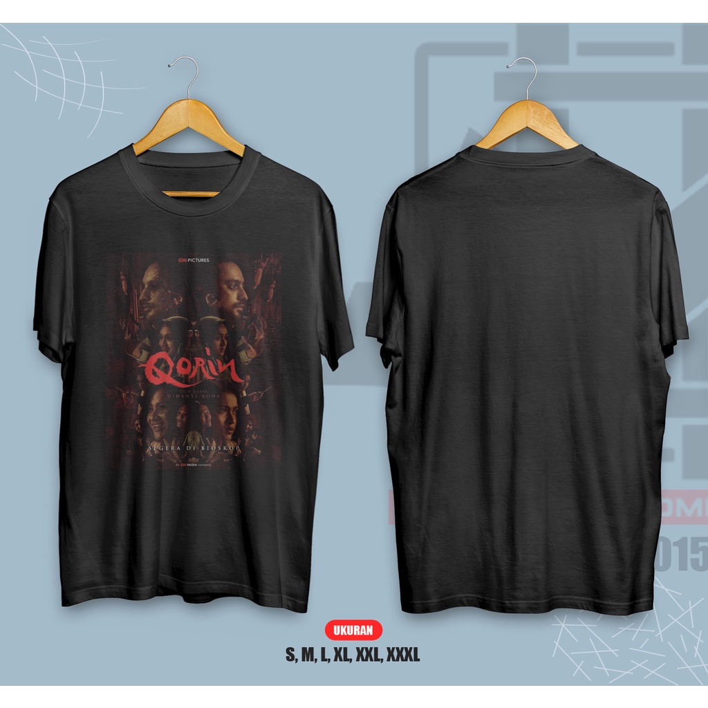 KAOS QORIN FILM BIOSKOP INDONESIA LENGAN PENDEK COTTON COMBED 30S