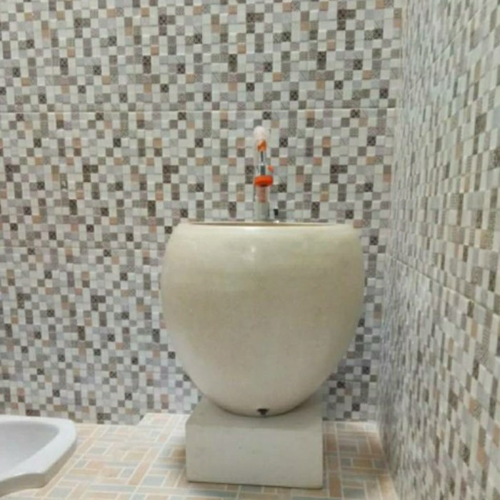 Bak Bak Mandi Terrazo Bakul Finishing Glossy Seperti Keramik