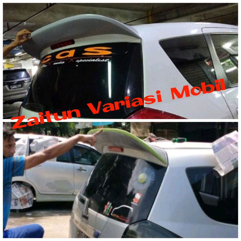 rear spoiler suzuki ertiga spoon 2012 2013 2014 2015 2016 2017 epoxy