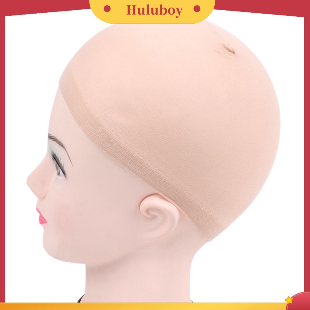 4 Pcs Topi Stocking Wig Elastis Breathable Untuk Salon Kecantikan