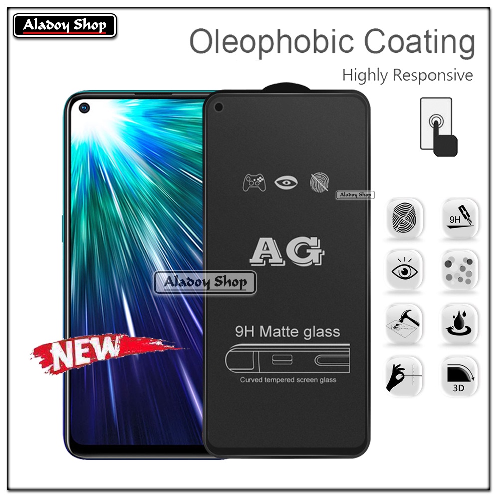 Paket 3IN1 Tempered Glass Layar Matte Anti Glare VIVO Z1 PRO Free Tempered Glass Camera dan Skin Carbon