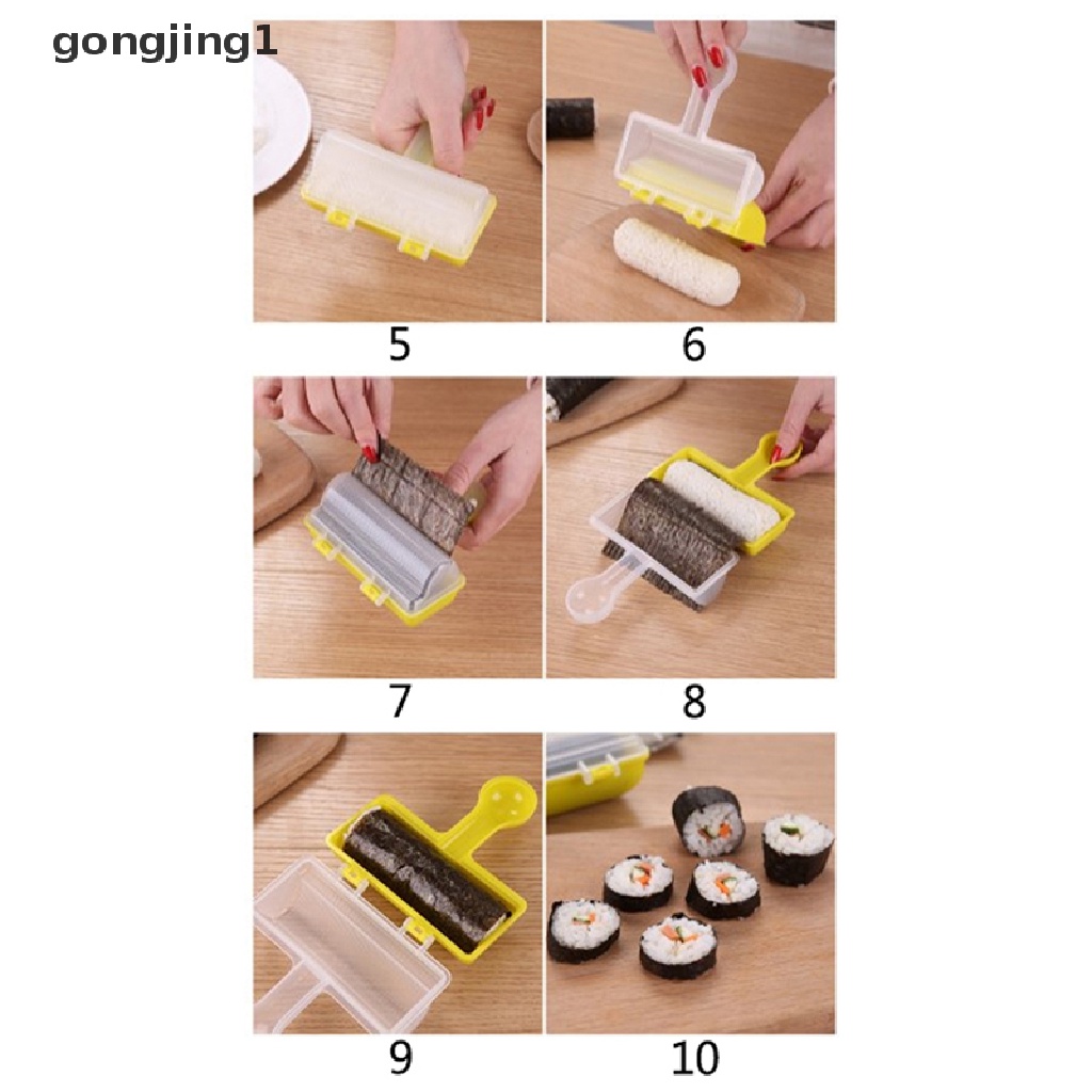 Ggg Kreativitas DIY Rice Ball Cetakan Sushi Mold Maker Bento Aksesoris Alat Dapur ID