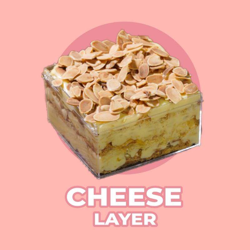 Pastry Layer Bittersweet by Najla Nutella, Lotus, Caramel, Cadburry dan Cheese