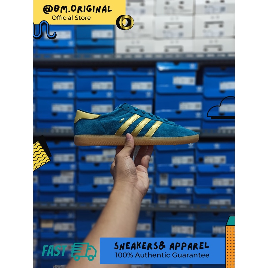 Adidas Bern Blue Gold Exclusive ORIGINAL HR0090