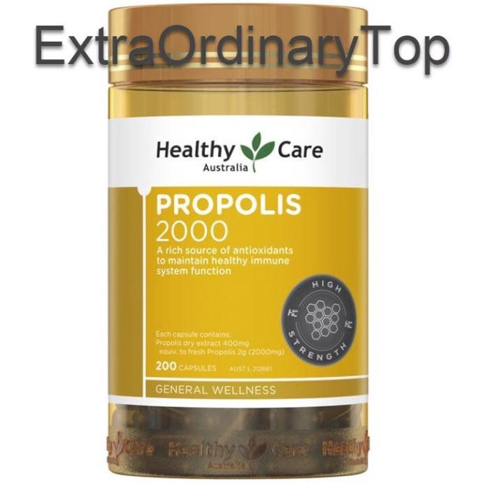 Healthy Care Propolis 2000mg 200 kapsul 2000 mg