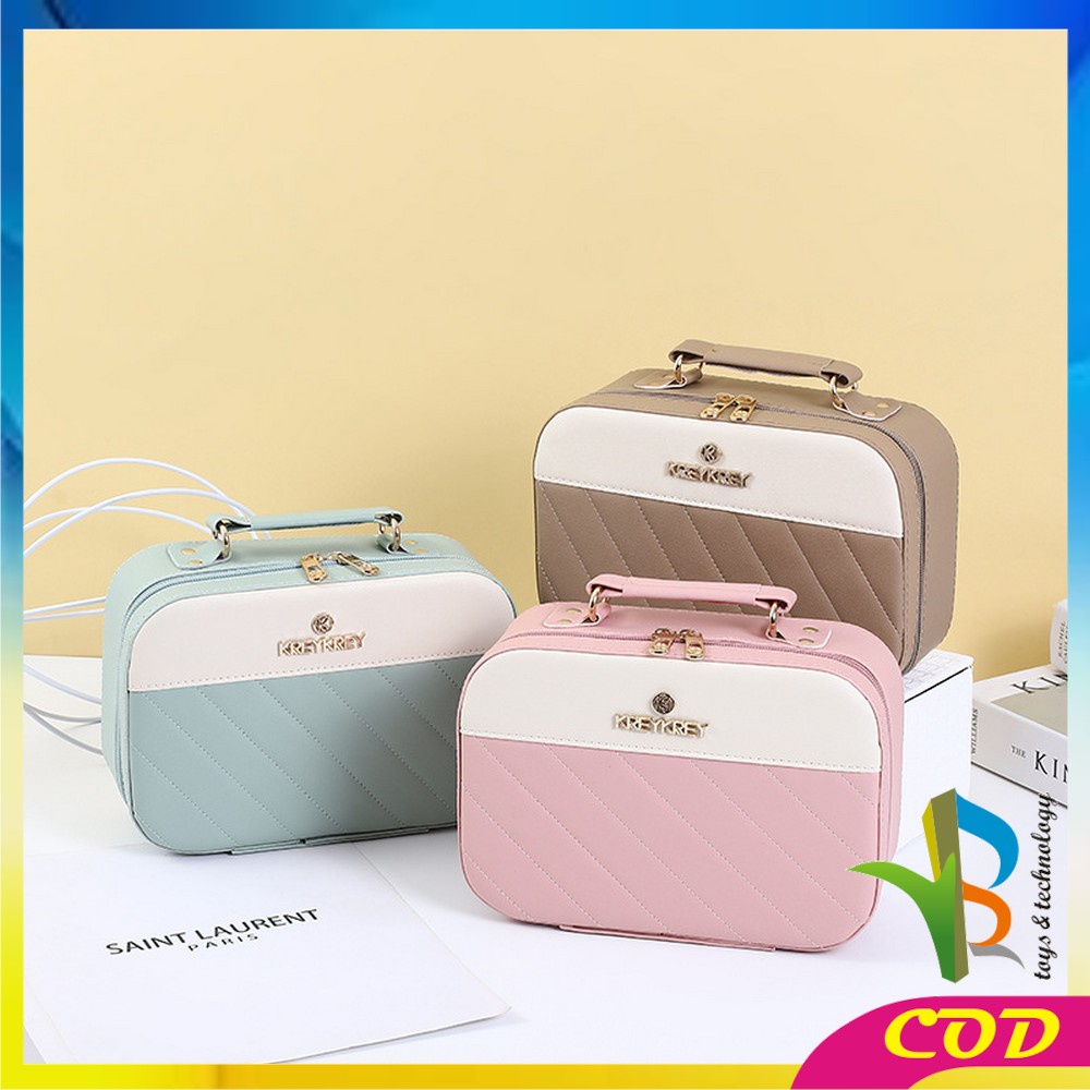 MI-K112 Tas Kosmetik Wanita 2IN1 Cosmetic Pouch / Tas Penyimpanan Pouch Makeup Organizer / Tas Travel Bag Pouch Travelling Organizer