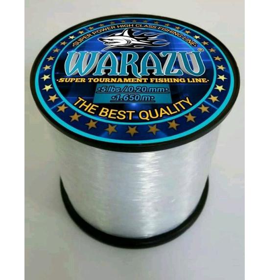 BENING WARAZU COCOK UNTUK KENCEH (WARAZU FISHING LINE(SENAR PANCING ANTI KRITING,ELASTIS,KUAT,TAHAN 