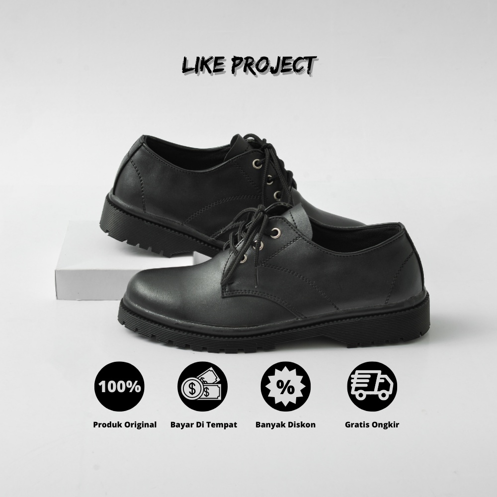 Xcloud x LikeProject Sepatu Casual Wanita DHANAYA Black