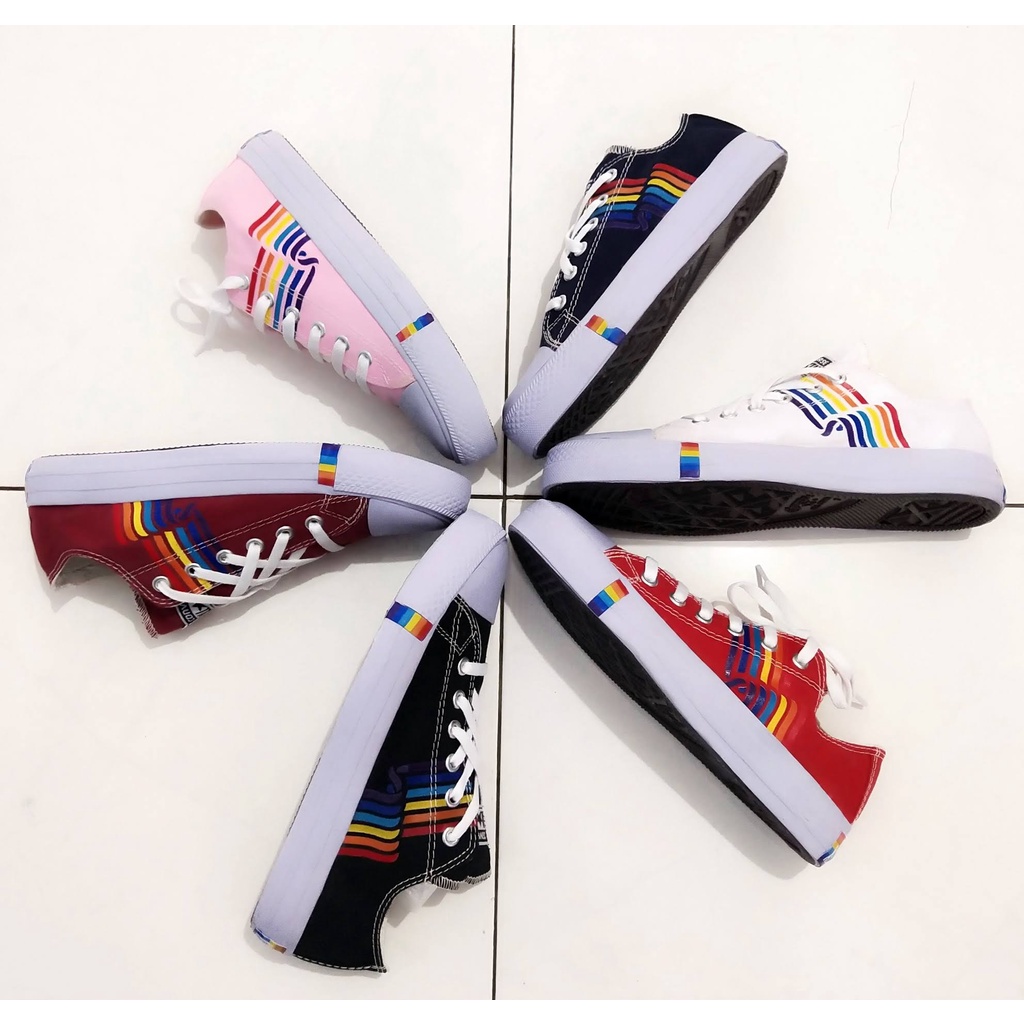 CUCI GUDANG SALE Promo Sepatu Wanita Pelangi Cantik Murah dan Berkualitas dijamin Realpict dan Gratis ongkir !!!