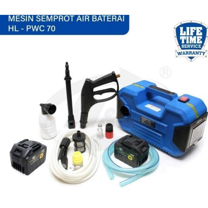 Jual Mesin Steam Cuci Mobil Ac Jet Cleaner High Pressure Cordless Hl Pwc F Df Df Shopee