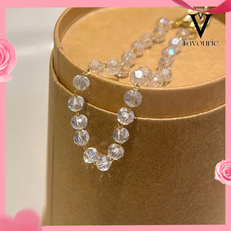 CODGelang Kristal Fashion Korea Sederhana Wanita Gadis Gelang Perhiasan Aksesoris-FA