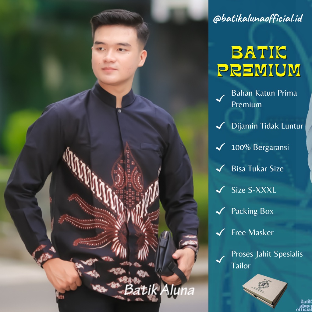 Baju Koko Batik Pria Lengan Panjang Baju Koko Pria Lengan Panjang Baju Batik Pria Lengan Panjang Mod