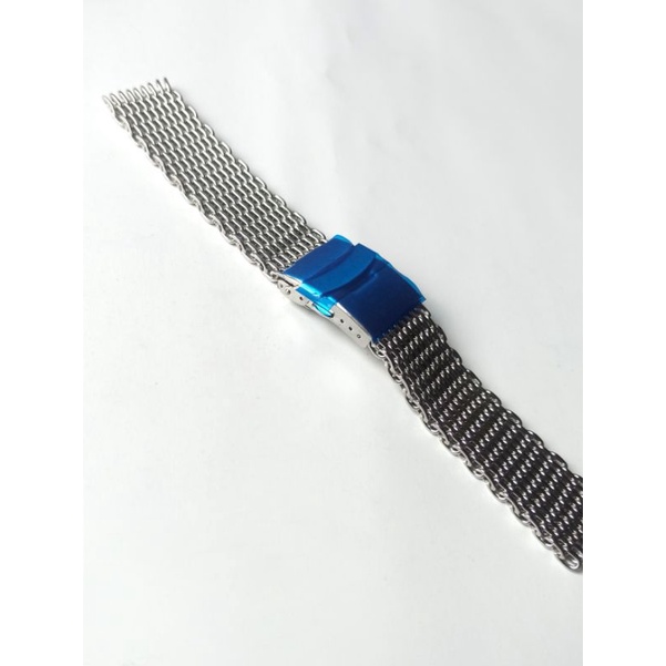 rantai jam tangan mesh shark 22 MM