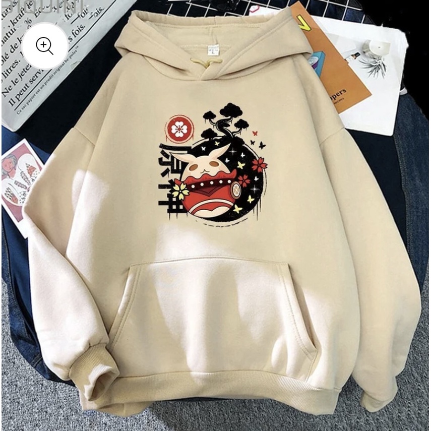 Klee anime Jumper Hoodie II  Sweater Hoodie Trendy II Sweter Oblong Topi Sz M - XL ( Pria &amp; Wanita / Anak &amp; Dewasa )