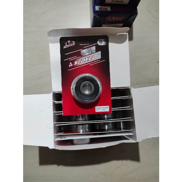 promo !! isi 10 pcs laher bearing roda 6301 scoyco 100% original