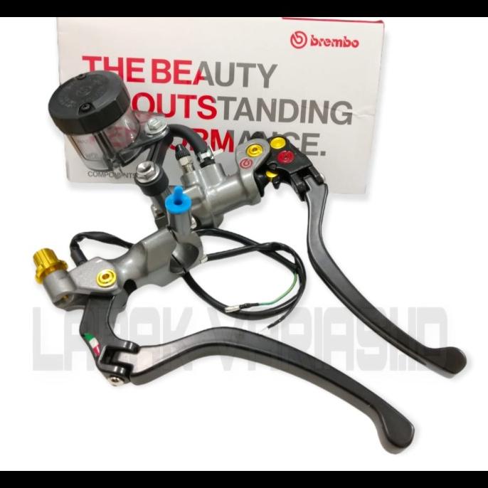 HANDLE MASTER REM BREMBO IZUMI + TABUNG BIG SMOKE UNIVERSAL ALL MOTOR