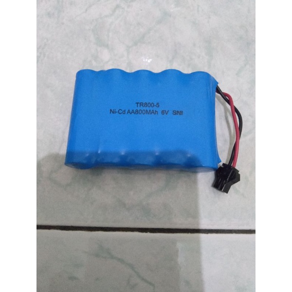 Baterai Kapasitas 6Volt AA 800 MAh isi 5 Untuk Mobil Remote Control