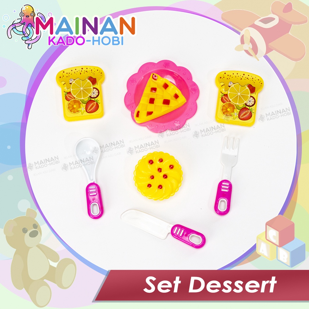 MAINAN ANAK PEREMPUAN EDUKASI MINIATUR MAKANAN MANIS DESSERT