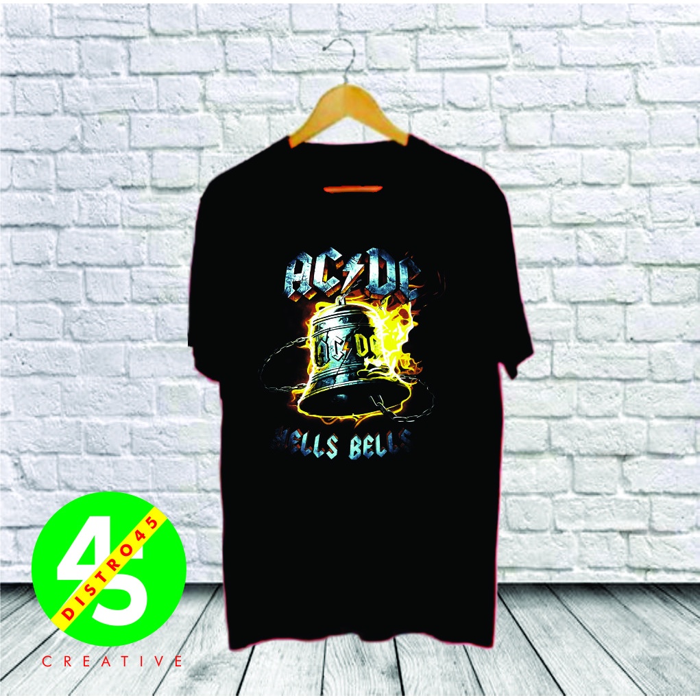 Kaos AcDc Black / T-shirt AcDc / Baju AcDc Cotton
