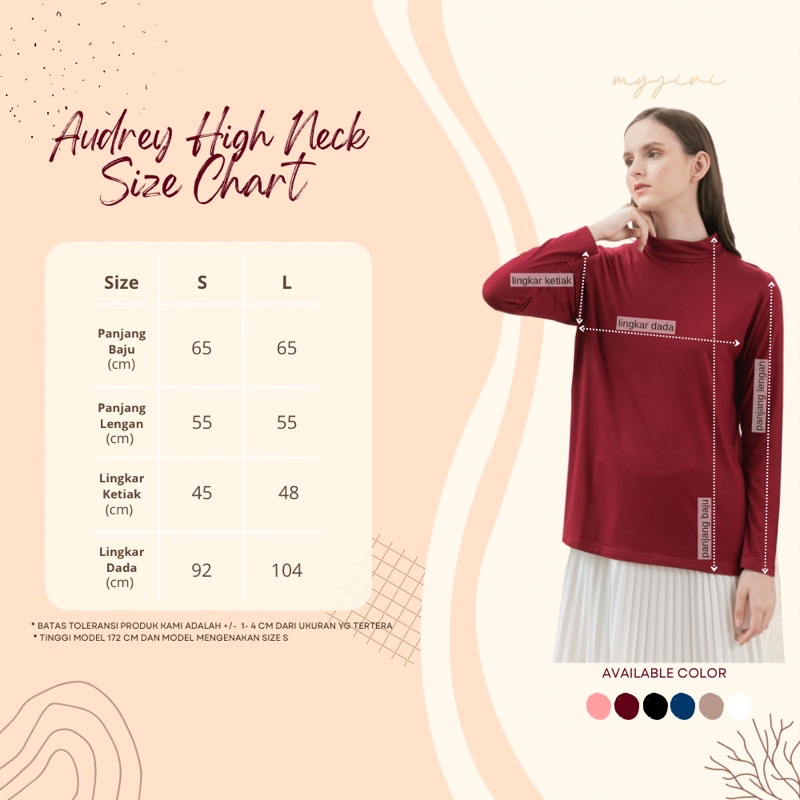 AUDREY HIGH NECK MANSET BY MYJIVI