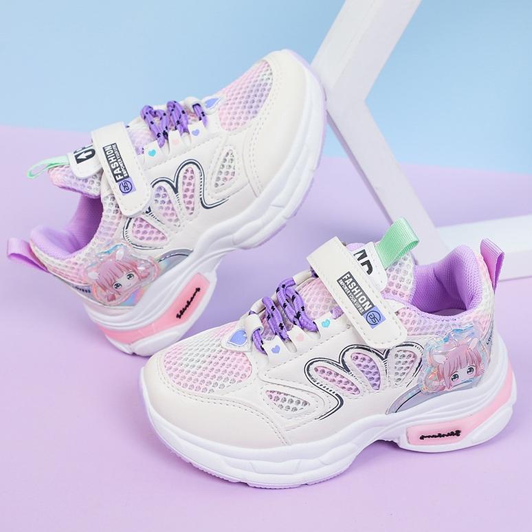 Hot - Sepatu Anak Perempuan - Interesting Mollyca 520 Kids Shoes - Sepatu Sport Anak Casual Import 