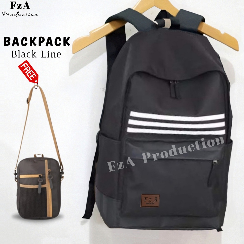 Big Promo..Tas Ransel Punggung Distro Casual Pria Wanita / Tas Ransel Laptop Sekolah Kuliah Bacpack Distro Original - FzA